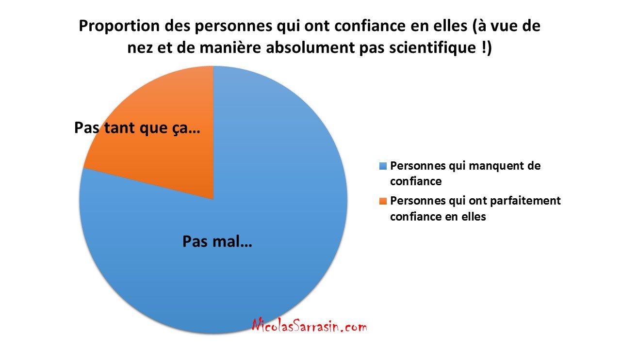 Proportion des gens qui ont confiance en soi - NicolasSarrasin.com